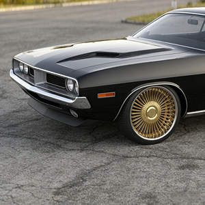 Jantes à rayons chromées BW pour <span class=keywords><strong>Cadillac</strong></span> Chrys 14 15 16 17 18 pouces, autres jantes forgées pour voitures anciennes et classiques - Product Image 5