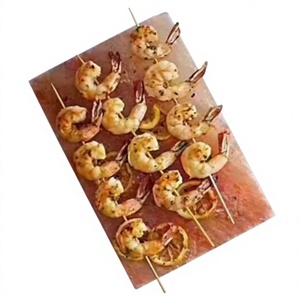 Wholesale New Natural Shape Refined Himalayan Salt Cooking Slab Plates Eco-Friendly Carved BBQ Grill Rack Tray Box OEM Service - Product Image 1