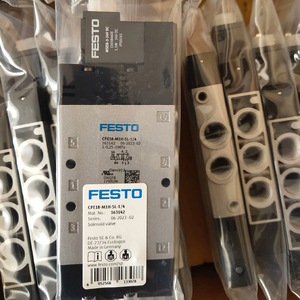 Vanne solénoïde pneumatique <span class=keywords><strong>FESTO</strong></span> <span class=keywords><strong>CPE18</strong></span> 24V DC, référence <span class=keywords><strong>CPE18</strong></span>-M1H-5/3GE-5LJ-3GOL-1/4-QS-8, références 170247, 163141, 163143, 163142 - Product Image 3