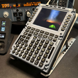 Simulateur de vol de jeu en aluminium MCDU 2nd génération en alliage d'aluminium Machine de jeu virtuelle <span class=keywords><strong>Avion</strong></span> Cockpit Simulateur de vol - Product Image 2