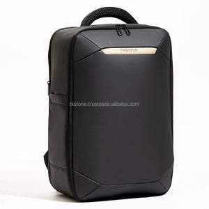 Modern Unisex Laptop <b>Backpack</b> with Protective PU Material Lightweight & Portable Design and Handle Closure - Product Image 2