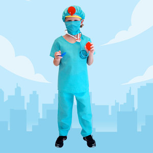 Costumes <span class=keywords><strong>de</strong></span> film pour enfants Ensemble <span class=keywords><strong>de</strong></span> docteur Halloween pour garçon - Product Image 2