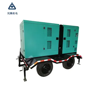 Cummins 4B3.9-G12 25KW/31.25KVA Open Silent Trailer Type Diesel generator set Chinese manufacturer