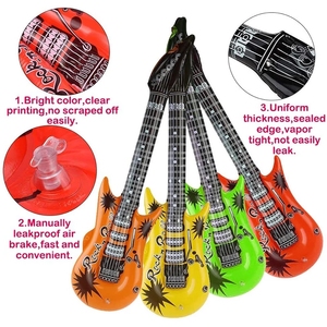 Guitarra Eléctrica Rockstar inflable para fiestas <span class=keywords><strong>de</strong></span> <span class=keywords><strong>los</strong></span> <span class=keywords><strong>90</strong></span>, suministros <span class=keywords><strong>de</strong></span> juguete para Decoración <span class=keywords><strong>de</strong></span> cumpleaños, Rock and Roll, 35 pulgadas, 80s - Product Image 6