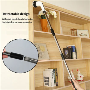 Nettoyeur électrique sans fil avec manche extensible réglable, brosse remplaçable pour le nettoyage des fenêtres et de la cuisine, en plastique ABS - Product Image 2