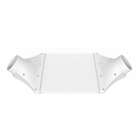 Accessoires de CVC appareil à linteau en plastique connecteur de conduit de tuyau plat raccord de tube en aluminium flexible rétractable