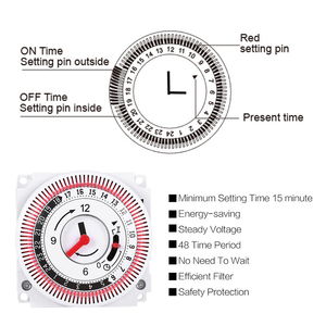 โมดูลตั้งเวลา250V นับเวลาเตือน15นาที24ชั่วโมงนับถอยหลังครัวประหยัดพลังงานตัวควบคุมเวลาอุตสาหกรรม - Product Image 5