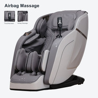 Fauteuil de massage électrique complet avec télécommande tactile, massage par airbag, commande vocale, chargement sans fil, rouleau pour mollets, ions négatifs