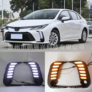 Biseles de Luces Antiniebla LED Negros ABS para Toyota Corolla 2019-2021, Par de Parachoques Delanteros con DRL y Señal de Giro, Mejora de Retrofit Izquierda y Derecha - Product Image 5