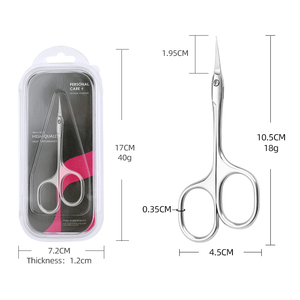 Tijeras profesionales para cutículas de acero inoxidable nuevas al por mayor, tijeras afiladas de Metal para manicura y decoración de uñas, herramienta de belleza - Product Image 5