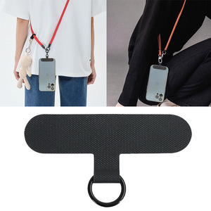 Universal Phone Lanyard Clip Nylon Anti Loss Connector For Mobile Phone Case With Metal Buckle Black And White - Product Image 5