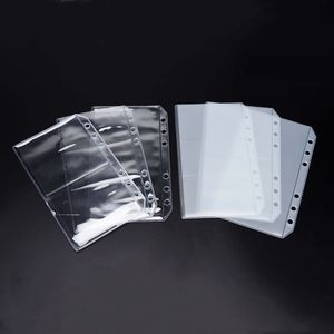 A6-Binder-Taschen, Klare, Milchige, Doppelseitige PVC-Bargeldumschläge, Loseblatt-Hüllen, Kunststoff-Geldumschläge für das Budgetieren, für Karten und Rechnungen - Product Image 2