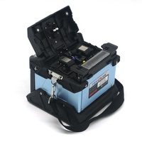 TEKCN Empalmador de fusión de fibra óptica, máquina de fusión de fibra óptica FTTH, equipo de empalme de fibra óptica, todo el conjunto, herramienta de corte