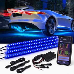 Luces LED RGBIC de Doble Control para Bajos de Vehículos, Kit de Neón con Efecto de Flujo, Control por App y Modo Música para Camiones y Chasis de Coches - Product Image 1