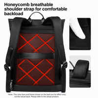 Sac à dos professionnel pour ordinateur portable, pliable, multi-poches, imperméable, en tissu Oxford, durable, idéal pour les voyages urbains, directement de l'usine
