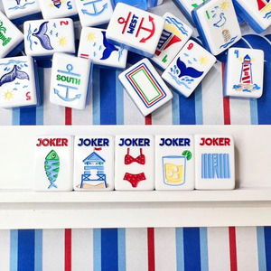 Customized Luxury Acrylic <b>Mahjong</b> <b>Sets</b>, Glitter Engraved Tiles, Oem Factory for America/malaysia/taiwan Styles, 4-Layer - Product Image 5