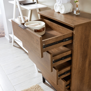 <span class=keywords><strong>Commode</strong></span> <span class=keywords><strong>moderne</strong></span> 2025 en promotion pour <span class=keywords><strong>chambre</strong></span> à <span class=keywords><strong>coucher</strong></span>, directement de l'usine, avec 5 tiroirs en bois et boîtier métallique pour rangement de vêtements - Product Image 3