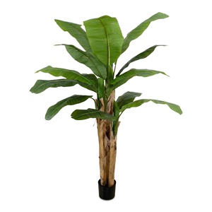 <span class=keywords><strong>Grand</strong></span> <span class=keywords><strong>Bananier</strong></span> Artificiel en Pot, Réaliste et Écologique, en Plastique Durable, Résistant à l'Eau, pour Intérieur et Extérieur - Product Image 1