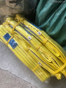 Cable de tela de grúa de carga de 3 toneladas, eslinga de telaraña verde de 7,5 cm, seguro duradero, 5:1, factor de seguridad, patrón plano, poliéster, necesidades de elevación de carga - Product Image 3
