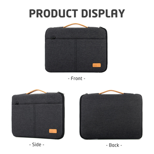 <span class=keywords><strong>Sacoche</strong></span> d'affaires unisexe pour ordinateur portable avec support pour <span class=keywords><strong>MacBook</strong></span> <span class=keywords><strong>M1</strong></span> M2 <span class=keywords><strong>Air</strong></span> Pro 13 14 15 pouces – Housse en polyester pour ordinateur portable - Product Image 4