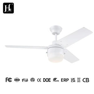 Ventilateurs de plafond modernes à 6 vitesses ultra-silencieux avec éclairage, télécommande, variateur d'intensité, 3 températures de couleur, moteur BLDC réversible, pales en fer – Vente directe usine - Product Image 6