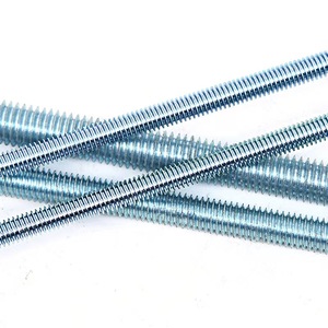 <span class=keywords><strong>Tige</strong></span> filetée en acier au carbone/laiton de classe 8.8, plaquée zinc, filetage UNF, 1 mètre, pour la fixation des poutres en <span class=keywords><strong>bois</strong></span> et la connexion des structures en acier - Product Image 1