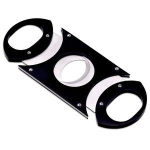 Mini Portable Stainless Steel Cigar Cutter Double Blade Bar Shape Rose Gold Color Cigar Accessories - Product Image 2