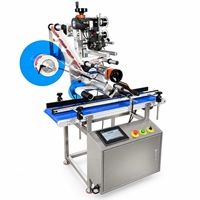 Machine d'étiquetage automatique de surface plane KDM-AL160 pour couvercles, boîtes, cartons, cartes et sachets