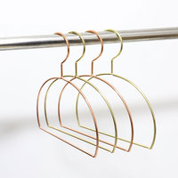 Cintre en demi-cercle et en métal doré, 1 pièce, style nordique, rangement pour foulard, turban, châle, pashmina, ceinture de serviette, écharpe