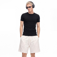 T-shirt de sport pour homme OEM, coupe ajustée, 155 g, ultra léger, mélange de lyocell, menthe glacée, haut de sport rafraîchissant