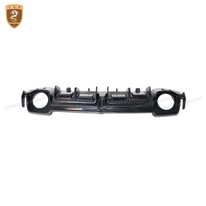Facelift Caprist Style diffuseur arrière menton pour <span class=keywords><strong>Audi</strong></span> <span class=keywords><strong>R8</strong></span> <span class=keywords><strong>2022</strong></span> modèle voiture sec carbone pare-chocs arrière lèvre - Product Image 2