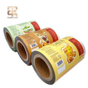 Rouleau de <span class=keywords><strong>film</strong></span> d'emballage frais imprimé par gravure en plastique PET laminé de feuille d'aluminium personnalisée pour fromage BBQ Curry <span class=keywords><strong>Wasabi</strong></span> Seaweed - Product Image 4