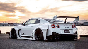 Nuevo Kit de Carrocería ZNDR para GT-R, Actualización de Tres Generaciones, Estilo LB, Parachoques, Faldones Laterales, Alerón de Capó, Fibra de Carbono - Product Image 5