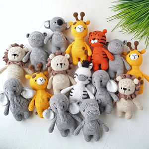Animali di Peluche Fatti a Mano all'Uncinetto, Adorabili Piccole Bambole <span class=keywords><strong>Amigurumi</strong></span> in Cotone per Bambini, Ordina Ora! - Product Image 3