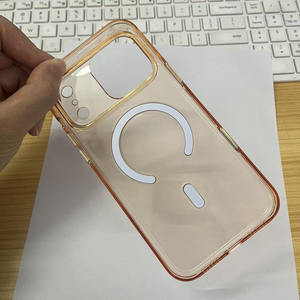 Custodia per telefono Mordas trasparente antiurto in PC per 17 Pro Max con design a colore puro - Product Image 4