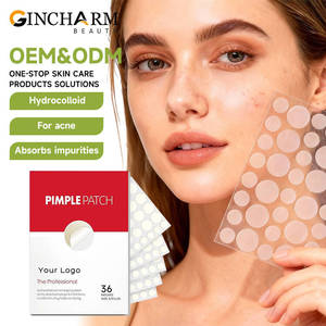 Cerotti Idrocolloidali per Acne e Brufoli con Acido Salicilico, Polifenoli del Tè e Niacinamide, Fornitura Diretta dalla Fabbrica - Product Image 1