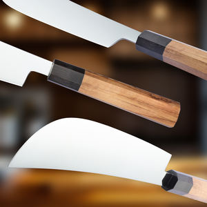 أداة مطبخ احترافية مقاومة للصدأ ومتينة بمقبض خشبي مضاد للانزلاق للاستخدام التجاري والمنزلي مصنوعة من المعدن - Product Image 2