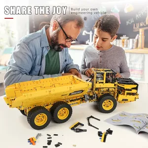 Moule roi 17010 <span class=keywords><strong>camion</strong></span> à <span class=keywords><strong>benne</strong></span> basculante électrique voitures high-tech jouets APP RC blocs de construction motorisés briques jouets éducatifs pour les enfants - Product Image 2
