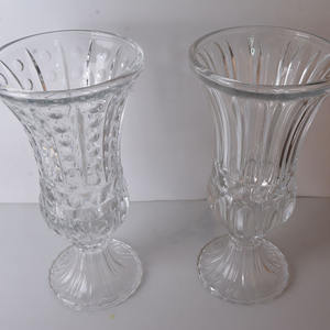 <span class=keywords><strong>Vaso</strong></span> di vetro verticale soffiato a mano di alta qualità <span class=keywords><strong>con</strong></span> il <span class=keywords><strong>piede</strong></span> alto moderno & stile classico tradizionale per la decorazione da tavolo o del partito - Product Image 2