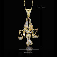 Collier Pendentif Charme Ange en Zircon en Argent Sterling 925 Personnalisé, Tendance Européenne et Américaine, Meilleure Vente Transfrontalière