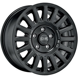 CERCHI EN LEGA RALLY RAID 8.5x18 5x150 ET 30 LETTRE ARGENT NOIR MAT - Product Image 1