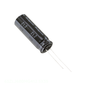ตัวเก็บประจุแบบ CAP ALUM 680UF 20% 63V RADIAL TH แบบ Through Hole 680 uF 63ZLJ680MG412.5X35 - Product Image 1