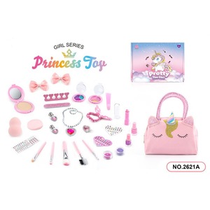 Nouveaux accessoires de maquillage pour enfants, cosmétiques, peignes pour nail art, jouets de déguisement pour filles, jeu d'imitation, nouveau sac à main DIY, cadeaux d'anniversaire - Product Image 5
