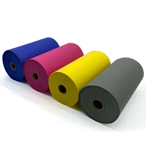 Factory Nonwoven Spunbond Fabric SMS 100% PP Polypropylene Spunbonded Nonwoven Fabric Roll Packaging