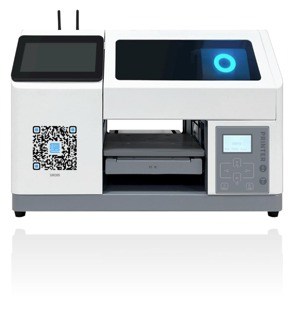 MASUNG R5 AI Function Flatbed Smart Inkjet Printer Semi-Automatic XP600 Print Head for Mobile Phone Print Mobile App Compatible