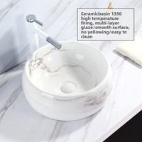 Évier de cuisine de luxe blanc style hôtelier, en céramique à motif marbre, finition brillante, sans trou, avec tablier avant