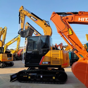 Mini-excavatrice sur chenilles Sany SY75C Pro d'occasion, excavatrice SY135 SY155C en bon état, excavatrice Sany SY75 Pro à vendre d'occasion - Product Image 2