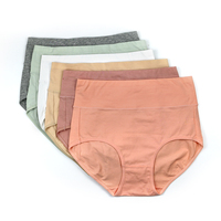 Culottes pour femmes à taille haute, respirantes, extensibles, couvrantes, effet ventre plat, confortables, sous-vêtements quotidiens pour femmes