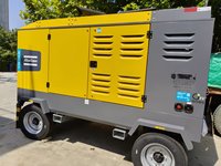 Compresseur d'air minier portable diesel lubrifié X-Air 1100-25 de qualité supérieure avec une fiabilité élevée