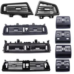 RHD/LHD السلسلة الأمامية رياح يسار مركز يمين لوحة مخرج مكيف الهواء لوحة كروم لسيارة BMW 5 فئة F10 F18